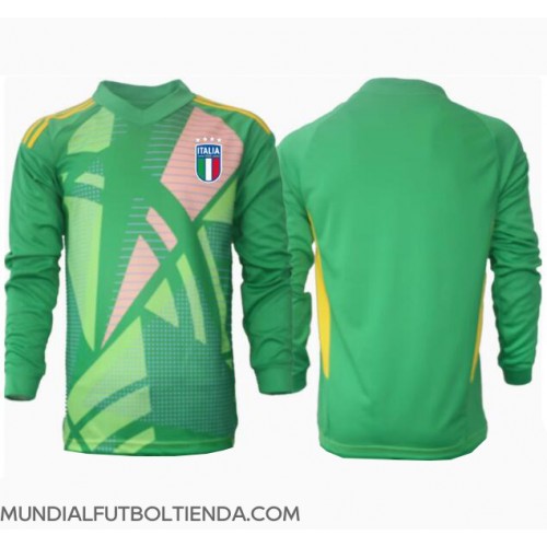 Camiseta Italia Portero Segunda Equipación Replica Eurocopa 2024 mangas largas